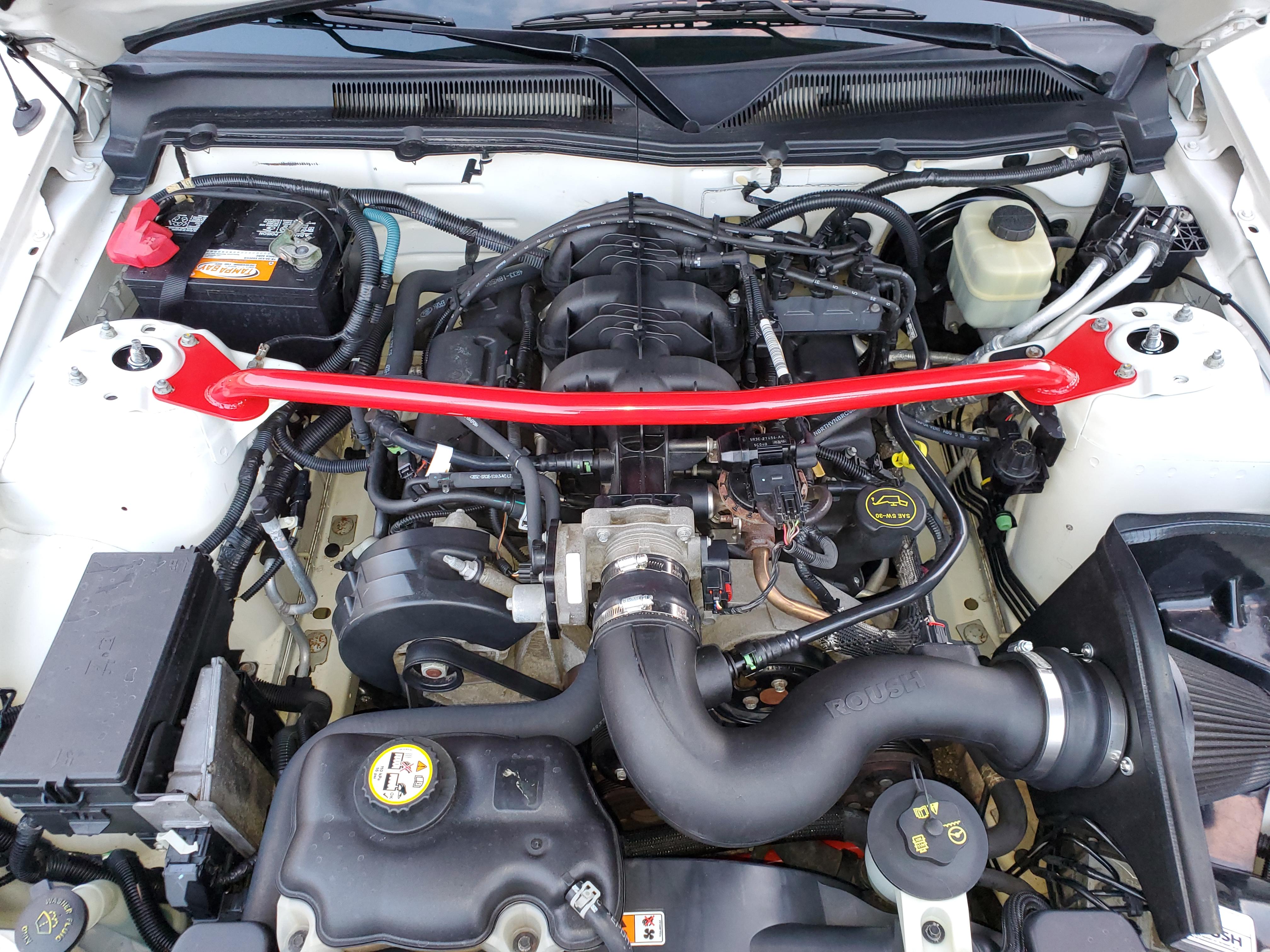 BMR Strut Tower Brace for Mustang V6 2005-10 | #STB010 - Available from NEMESISUK.COM