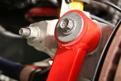 BMR Vertical Links Rear Lower Control Arms Polyurethane Bushings in Red for Ford Mustang 2015-22 | #TCA048 - Available from NEMESISUK.COM