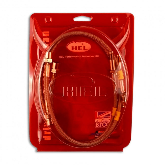 Braided Brake Hoses for Ford Mustang 2015-17 by HEL Performance