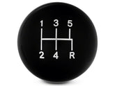 5-Speed Retro Style Shift Knob (Black/White) for Mustang 2005-10 | #41065/66 | Modern Billet - Available from NEMESISUK.COM