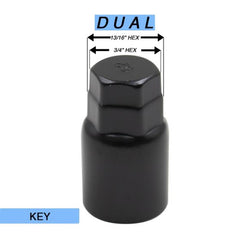 Coyote Wheel Accessories Black Locking Wheel Nut Kit for Ford Mustang 2015-22 | #741148BLK - Available from NEMESISUK.COM