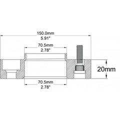 Hubcentric Wheel Spacers 25mm (Black) (Pair) for Mustang 1994-14 | #5450-5450-AX2 | Coyote Accessories