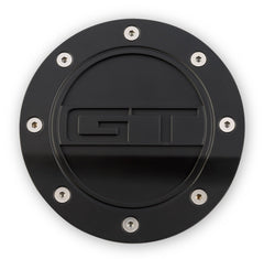 DRAKE Fuel Door (Black, feat. GT Logo) for Mustang 5.0L GT 2015-23 | #FR3Z-6640526-GA - Available from NEMESISUK.COM