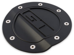 DRAKE Fuel Door (Black, feat. GT Logo) for Mustang 5.0L GT 2015-23 | #FR3Z-6640526-GA - Available from NEMESISUK.COM