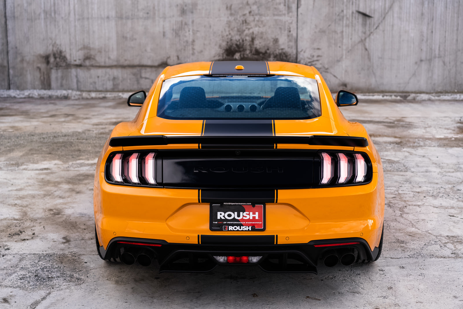 ROUSH Rear Spoiler (Primed/Unpainted) for Ford Mustang 2015-23 | #421883 - Available from NEMESISUK.COM