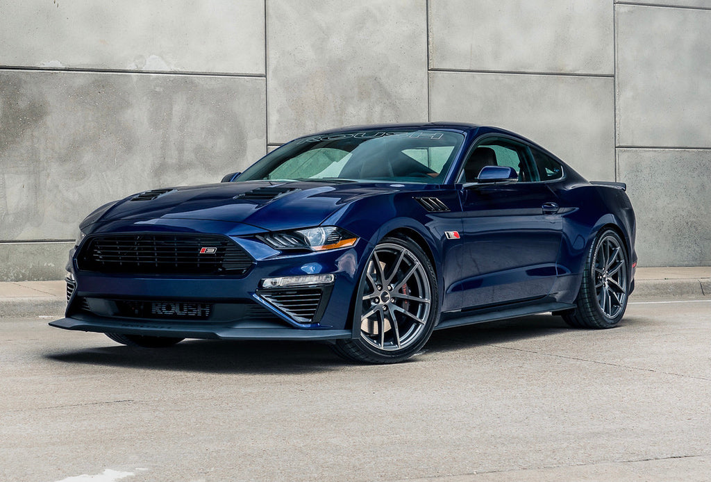 ROUSH Chin Spoiler and Wheel Shroud 3-Piece Aero Kit for Mustang 2018-23 | #422082 - Available from NEMESISUK.COM