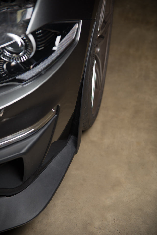 ROUSH Chin Spoiler and Wheel Shroud 3-Piece Aero Kit for Mustang 2018-23 | #422082 - Available from NEMESISUK.COM