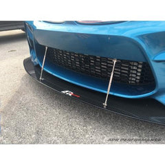 APR Front Wind Splitter w/ Rods (Carbon Fibre) for BMW F87 M2 2016-21 | #CW-520200 | APR Performance