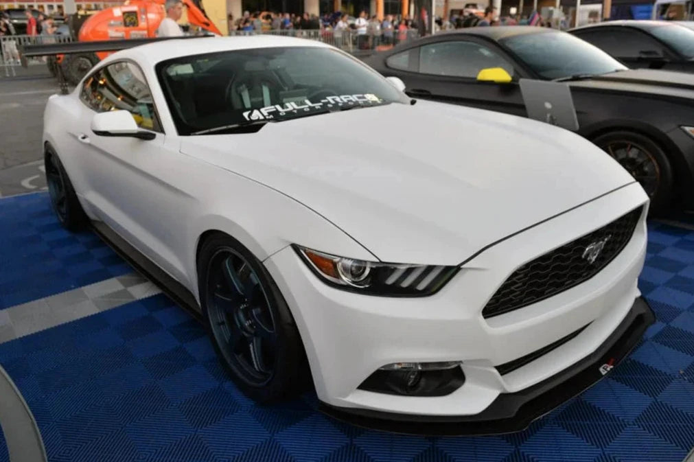 Carbon Fibre Front Splitter with Rods for Mustang 2015-17 (non-Perf. Pack) | #CW-201522 | APR Performance - Available from NEMESISUK.COM