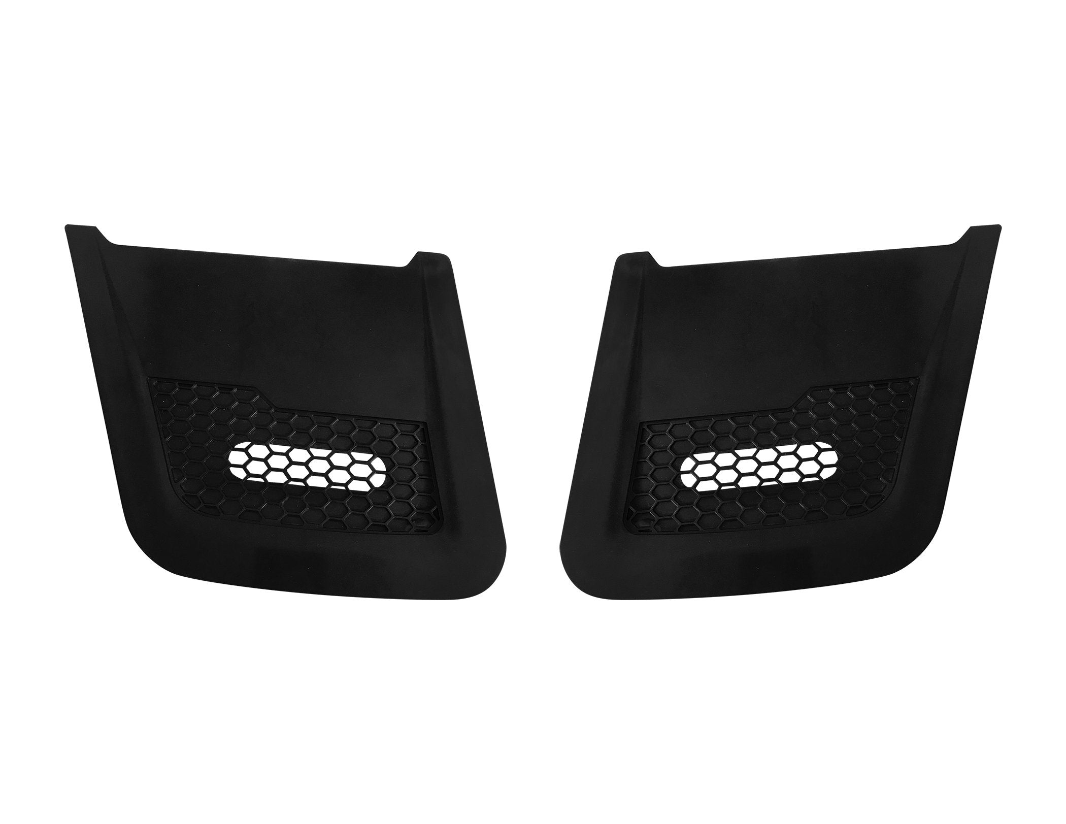 DRAKE Hood Vent Inserts (Black) for Mustang 2018-23 | #JR3B-16C630-A - Available from NEMESISUK.COM