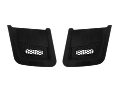 DRAKE Hood Vent Inserts (Black) for Mustang 2018-23 | #JR3B-16C630-A - Available from NEMESISUK.COM