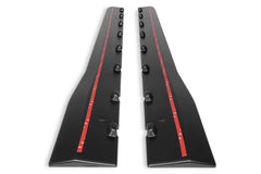 DRAKE Side Rocker Splitters (Black) for Mustang 2015-23 | #JR3B-6510129-AB - Available from NEMESISUK.COM