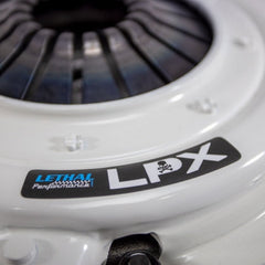 LETHAL PERFORMANCE LPX Twin Disc Clutch w/ Steel Flywheel for Mustang 5.0L GT 2011-17 | #LP-DL-LPX-ST-23
