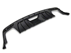 Quad Exhaust Rear Diffuser (Textured Black) for Mustang 2015-17 | MP Concepts | #MU15-18GT-DF-QUAD