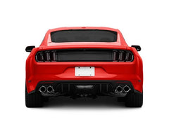 Quad Exhaust Rear Diffuser (Textured Black) for Mustang 2015-17 | MP Concepts | #MU15-18GT-DF-QUAD