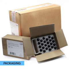 Coyote Wheel Accessories Black Wheel Nut Kit for Mustang 2015-22 | #53K548BLK - Available from NEMESISUK.COM