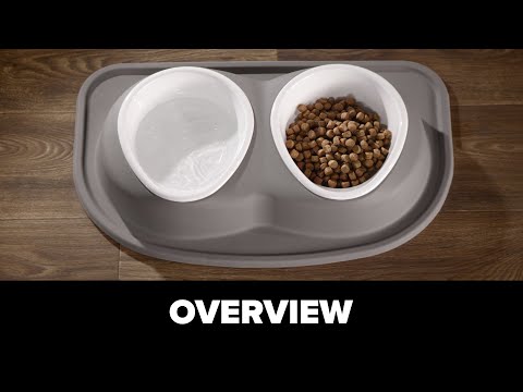Double Bowl Low Pet Feeding System - WeatherTech