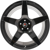 FIVE Gloss Black 20x10 & 20x11 (Staggered) Wheel Set for Mustang 2005-23 & 2024+ | Project 6GR