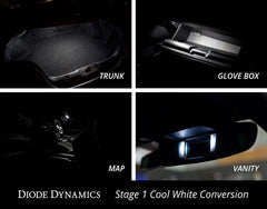 Interior LED Conversion Kit for Mustang 2015-17 | #D0221-DD0280 | Diode Dynamics - Available from NEMESISUK.COM