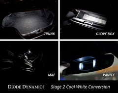 Interior LED Conversion Kit for Mustang 2015-17 | #D0221-DD0280 | Diode Dynamics - Available from NEMESISUK.COM