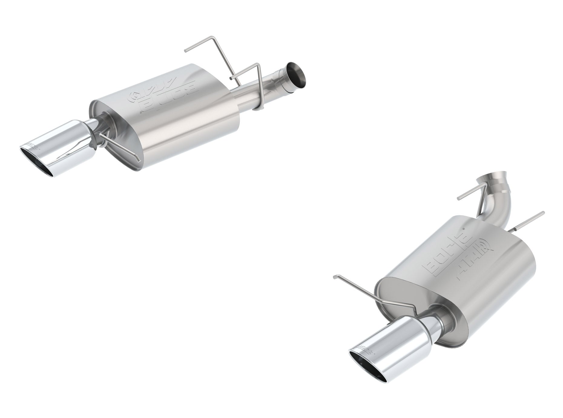 BORLA 'ATAK' Axle-Back Exhaust (Polished Tips) for Mustang 5.0L GT / Boss 302 2013-14 | #11838 - Available from NEMESISUK.COM