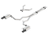 S-Type 3" Cat-Back Exhaust (Black Tip) for Mustang 5.0L GT 2015-17 | #140629BC | Borla