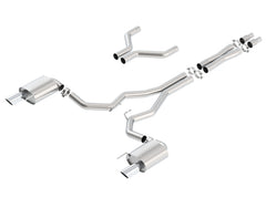 S-Type 3" Cat-Back Exhaust for Mustang 5.0L GT 2015-17 | #140629 | Borla