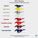 Ford Front Pony Emblem (Pre-painted) for Mustang 2015-22 | #EM0005RHF - Available from NEMESISUK.COM