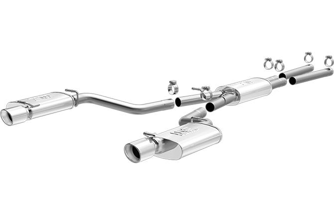 Magnaflow Cat-Back 'Street' Exhaust (Polished) for Chrysler 300 5.7L V8 2005-14 | #15629 - Available from NEMESISUK.COM