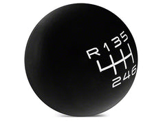 Retro Style 6-Speed Shift Knob (Black) for Mustang 2015-23 | #387421-MB | Modern Billet - Available from NEMESISUK.COM