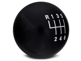 6-Speed Retro Style Shift Knob (Black/White) for Mustang 2011-14 | #41214/15 | Modern Billet
