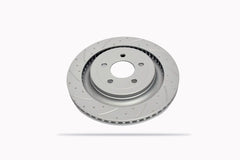 Slotted & Dimpled Rear Discs for Mustang 2015-23 | #6560088SGL/R | Pedders - Available from NEMESISUK.COM