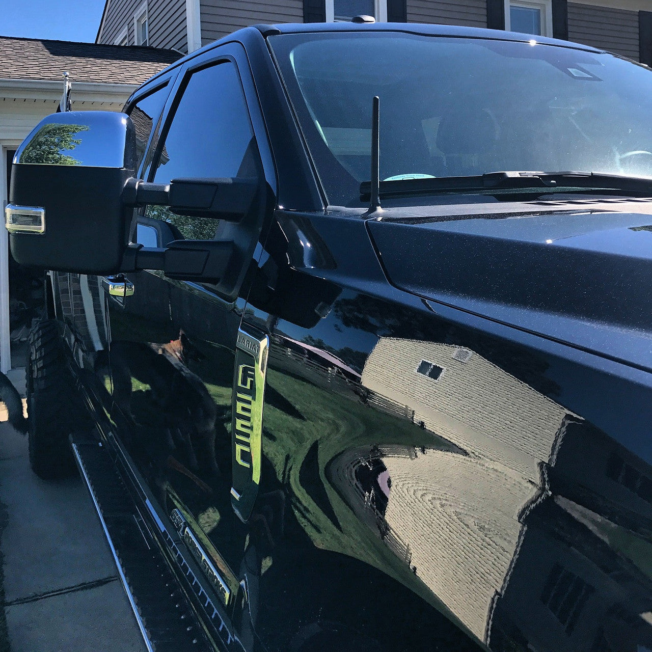 Short Antenna for Ford F-Series / Dodge Ram 2009-22 | #A010-FD2 - Available from NEMESISUK.COM