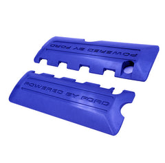 Blue Coil Covers "Powered by Ford" for Mustang 2011-17 | #M-6P067-M50B | Ford Performance - Available from NEMESISUK.COM