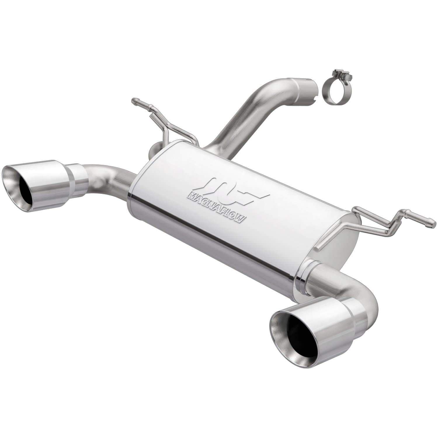 Street Series Axle-Back Exhaust (Polished) for Wrangler / Wrangler Unlimited 2.0L / 3.6L 2018-25 | #19385 | MagnaFlow - Available from NEMESISUK.COM