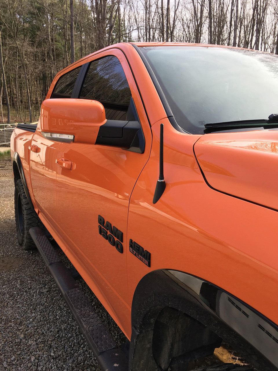 Short Antenna for Ford F-Series / Dodge Ram 2009-22 | #A010-FD2 - Available from NEMESISUK.COM