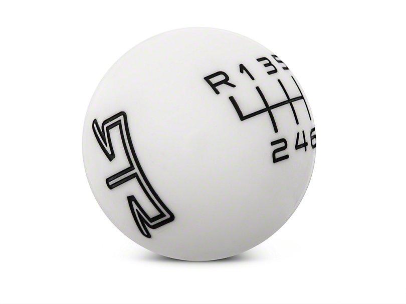 RTR Shift Knob (White/Black) for Mustang 2005-14 | #387316. Available from NEMESISUK.COM