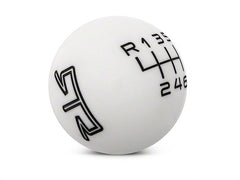 RTR Shift Knob (White/Black) for Mustang 2005-14 | #387316. Available from NEMESISUK.COM