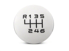 RTR Shift Knob (White/Black) for Mustang 2005-14 | #387316. Available from NEMESISUK.COM