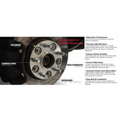 Hubcentric Wheel Spacers 20mm (Pair) for Mustang 2015-23 | #5450-5450H-AA705-14 | Coyote Accessories