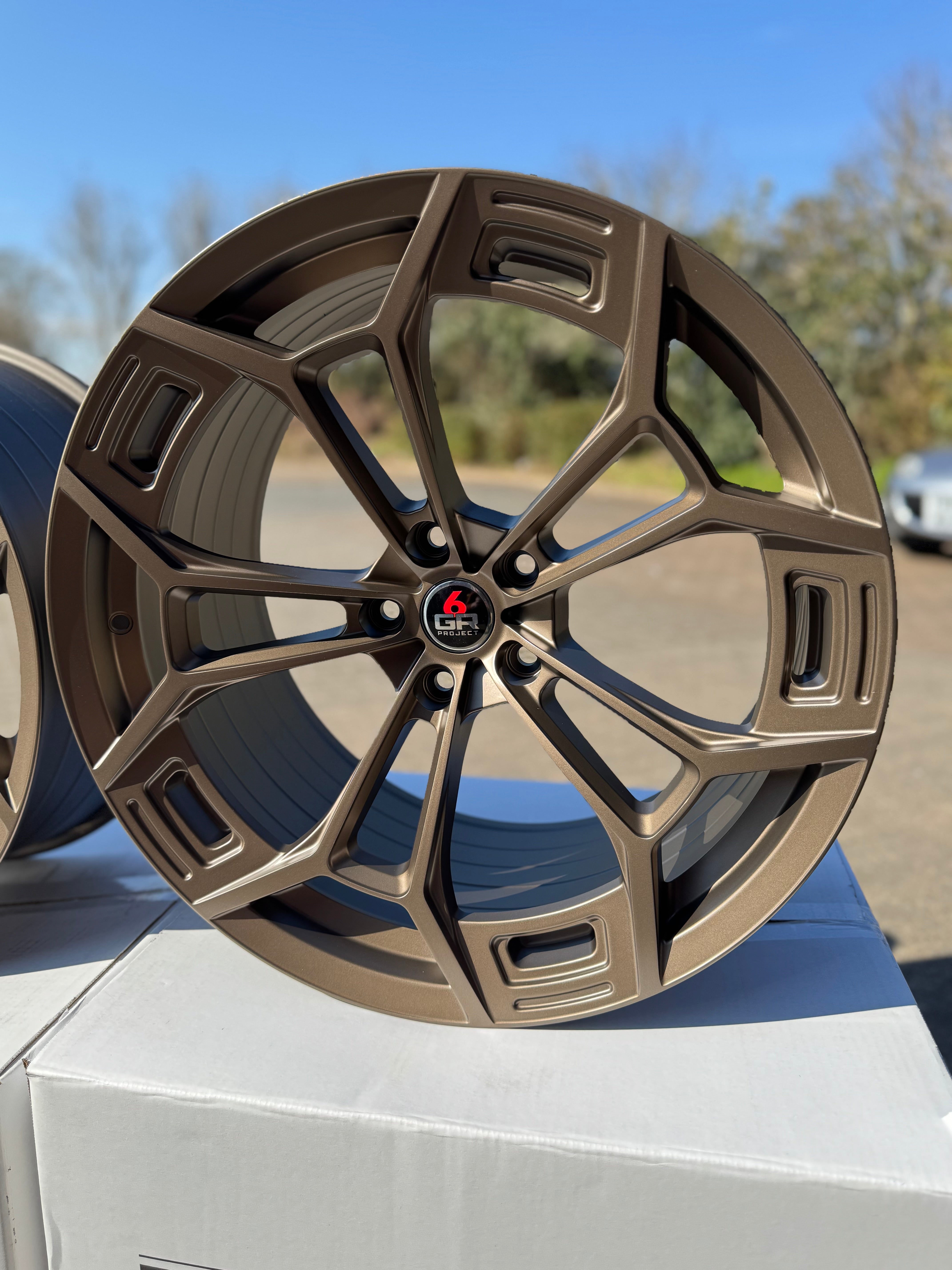 TEN-D Satin Bronze 20x10 & 20x11 (Staggered) Wheel Set for Mustang 2005-23 & 2024+ | Project 6GR