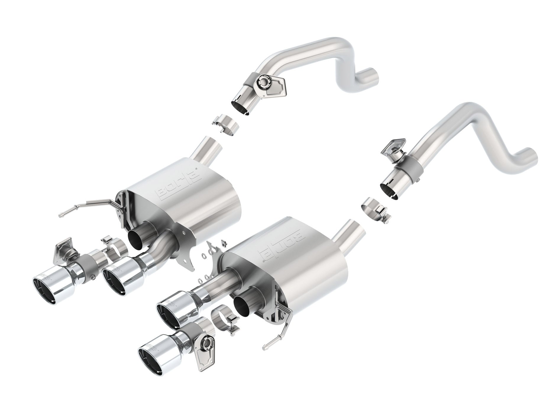 Borla Axle-Back  S-Type Performance Exhaust CORVETTE C7 2014-17 #11855