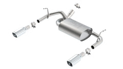 Axle-Back ATAK Exhaust for Jeep Wrangler 3.6L 2012-18 | #11860 | Borla - Available from NEMESISUK.COM