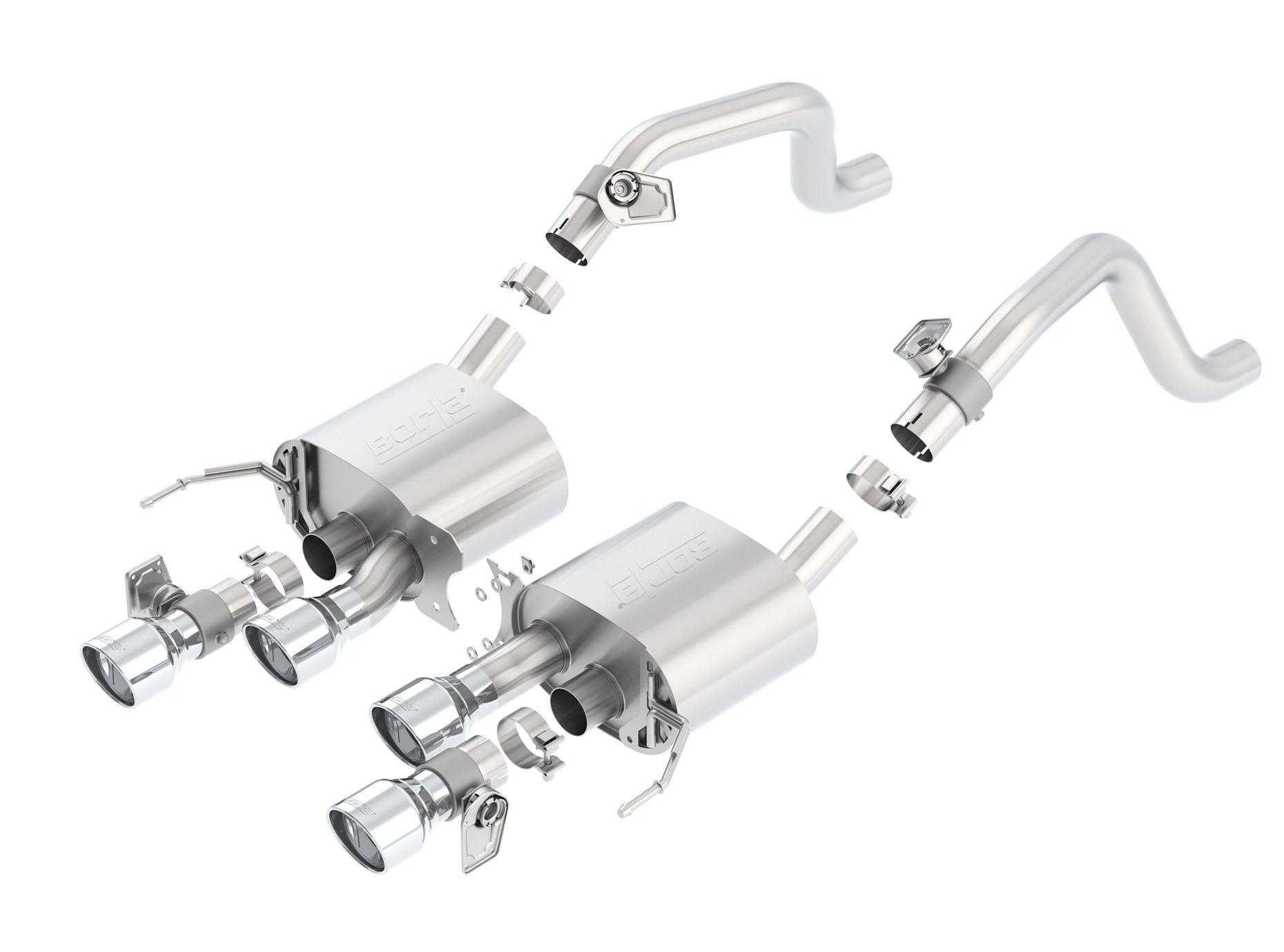 Borla Axle-Back  S-Type Performance Exhaust CORVETTE C7 2014-17 #11874