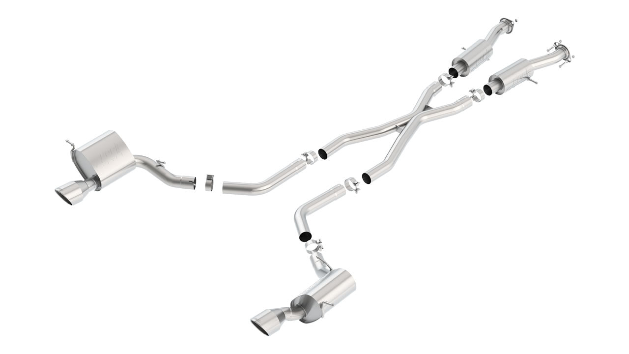 S-Type Cat-Back Exhaust
for Jeep Grand Cherokee SRT 6.4L 2015-21
Manufactured by Borla | Part #140632 - Available from NEMESISUK.COM