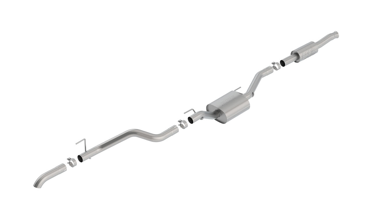 High Clearance ATAK Cat-Back Exhaust for Jeep Gladiator 3.6L 2020+ | #140810 | Borla - Available from NEMESISUK.COM