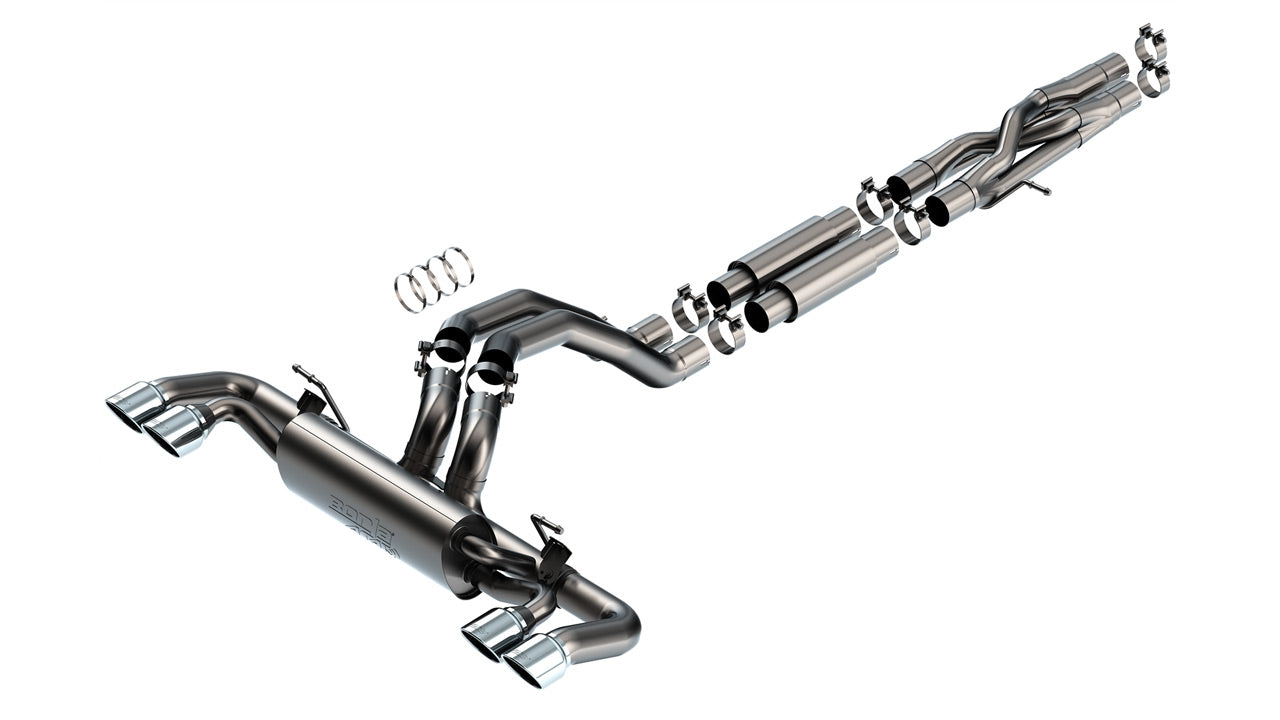 ATAK Cat-Back Exhaust for Jeep Wrangler Rubicon 392 6.4L 2021+ | #140893 | Borla - Available from NEMESISUK.COM