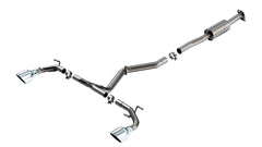 ATAK Cat-Back Exhaust (Polished Tips) For Toyota GR86 2.4L 2022-24 #140910 | Borla - Available from NEMESISUK.COM