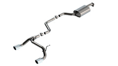 S-Type Cat-Back Exhaust (Chrome Tips) for Suzuki Jimny 1.5L 2018-23 | #140923 | Borla - Available from NEMESISUK.COM