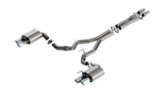 ATAK Cat-Back Exhaust For Mustang GT 2024+ | #140963 Chrome | Borla - Available from NEMESISUK.COM